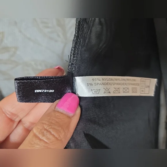 Fredericks of Hollywood Set of 2 Open Front Robe Lingerie Sheer Lace Coverup S/M - Picture 6 of 15